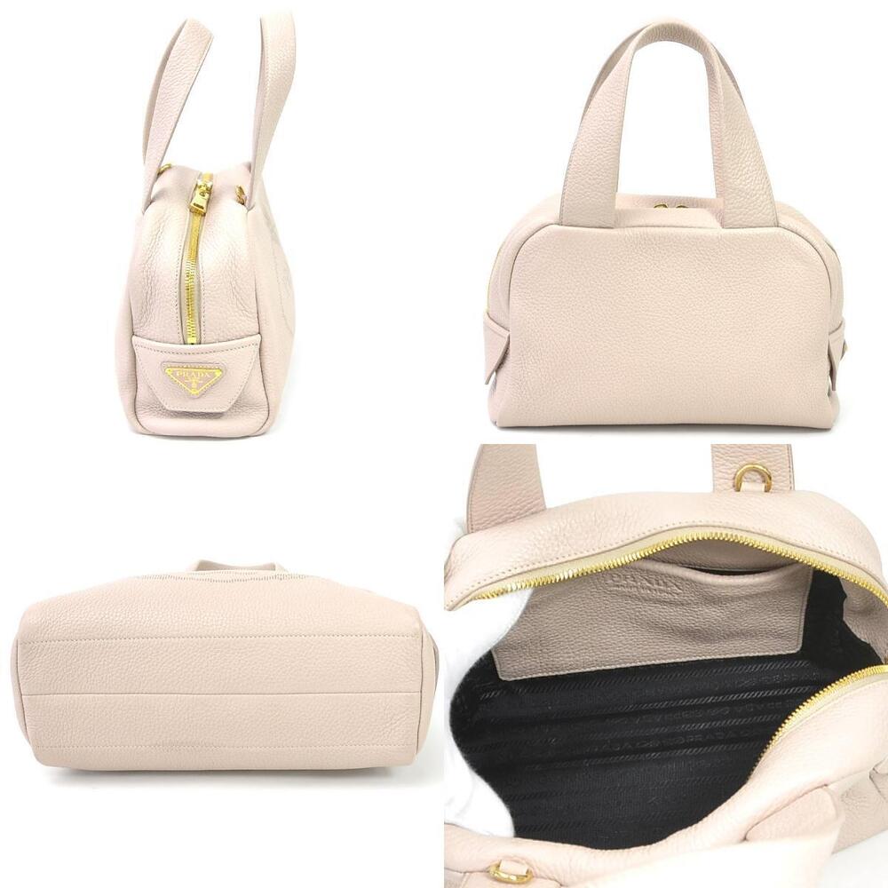 Prada NINFEA leather shoulder bag pink - Picture 2 of 4